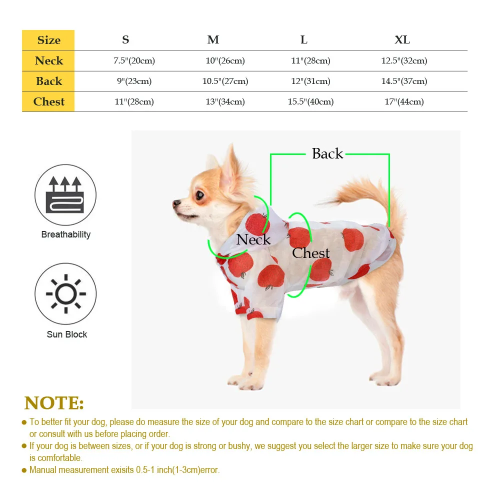 Dog Raincoat Sun-proof Clothing Summer Sun Protection Hoodie Small Dog Clothes Print Poncho For Small Medium Pets Puppy Cat
Dog Raincoat Sun-proof Clothing Summer Sun Protection Hoodie Small Dog Clothes Print Poncho For Small Medium Pets Puppy Cat
