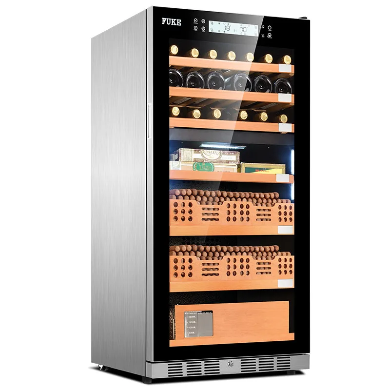 FUKE cigar cabinet large Cedar Wood led light humidor cigar humidor Wine cabinet cigar Wine cooler FK-128CW2
FUKE cigar cabinet large Cedar Wood led light humidor cigar humidor Wine cabinet cigar Wine cooler FK-128CW2