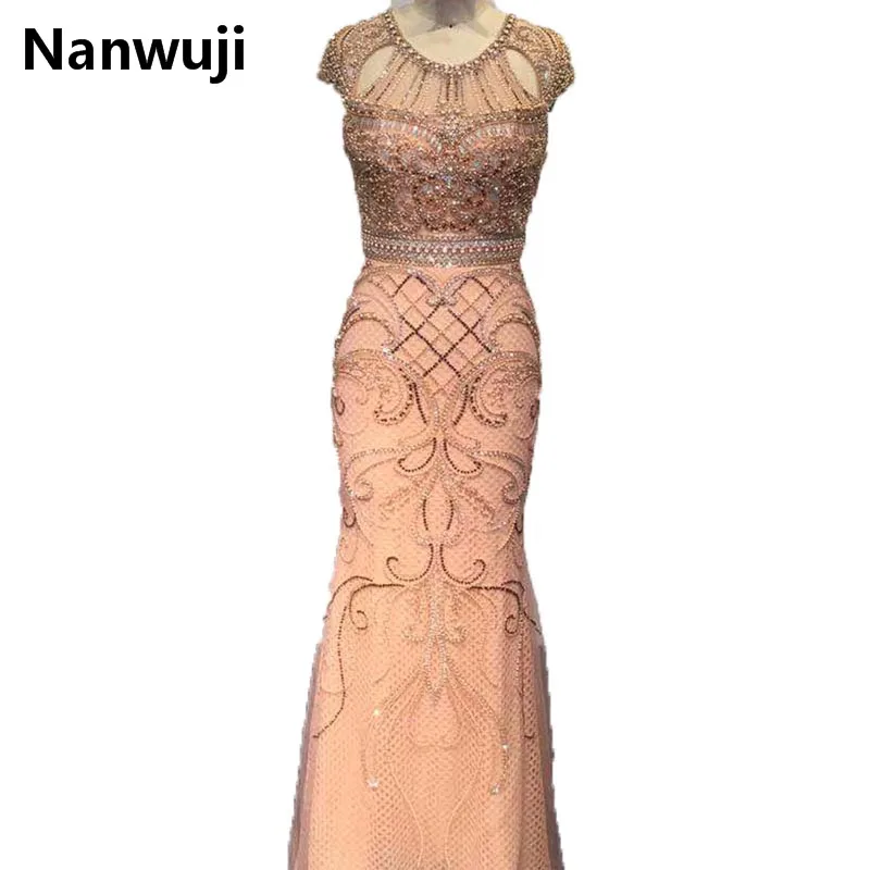 Real Photo Scopp Beaded Mermaid Evening Dress Luxury Slim Cap Sleeve Prom Dresses Crystal Size Plus 22 24 26 S017
Real Photo Scopp Beaded Mermaid Evening Dress Luxury Slim Cap Sleeve Prom Dresses Crystal Size Plus 22 24 26 S017
