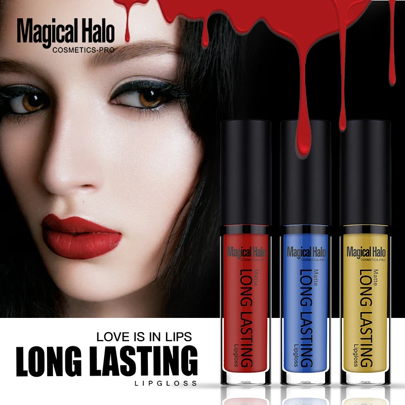 5pc/lot Magical Halo Lip Gloss Brand Long Lasting Lip Gloss Matte Makeup Liquid Lipstick Waterproof Lipgloss Vampire Batom
5pc/lot Magical Halo Lip Gloss Brand Long Lasting Lip Gloss Matte Makeup Liquid Lipstick Waterproof Lipgloss Vampire Batom