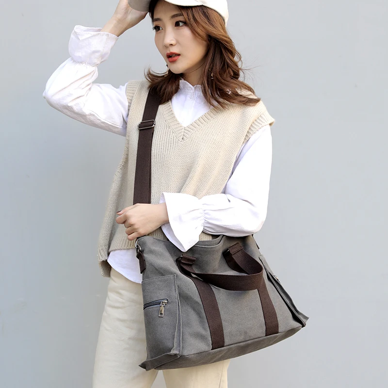 Women canvas handbags female messenger bags designer casual large capacity ladies tote crossbody Shoulder bags Bolsa Feminina
Women canvas handbags female messenger bags designer casual large capacity ladies tote crossbody Shoulder bags Bolsa Feminina