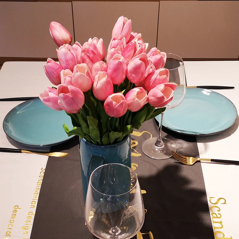 20pcs Tulip Artificial Flower Real Touch PU Flowers Wedding bouquet Decorative Flowers for Home Wedding Party Decoration
20pcs Tulip Artificial Flower Real Touch PU Flowers Wedding bouquet Decorative Flowers for Home Wedding Party Decoration
