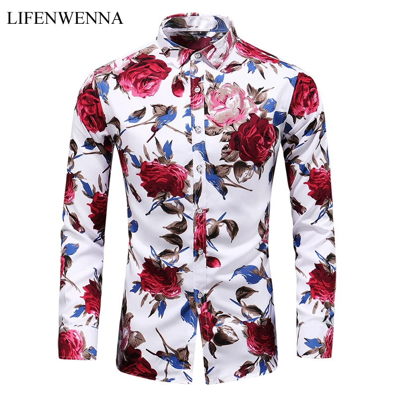 LIFENWENNA 6XL 7XL рубашка для мужчин новая мода платье с цветочным рисунком, платье с длинными рукавами, рубашки для мальчиков повседневная мужска...
LIFENWENNA 6XL 7XL рубашка для мужчин новая мода платье с цветочным рисунком, платье с длинными рукавами, рубашки для мальчиков повседневная мужска...