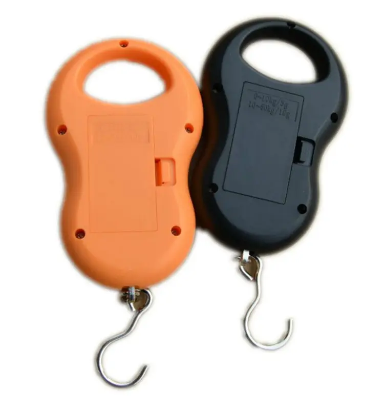 Wholesale Digital Pocket Luggage Scale 50kg/10g Mini Electronic LCD Backlight Fishing With Stainless Steel Hook 20pcs/lot | Инструменты