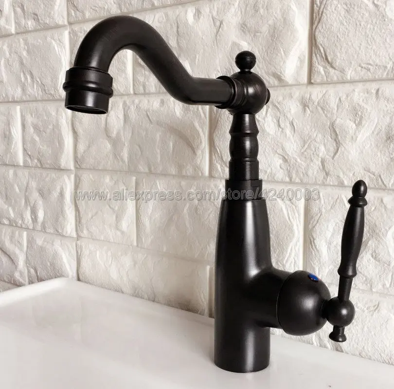 Deck Mount Black Color Brass Bathroom Faucet Vanity Vessel Sinks Mixer Tap Cold And Hot Water Tap Knf374
Deck Mount Black Color Brass Bathroom Faucet Vanity Vessel Sinks Mixer Tap Cold And Hot Water Tap Knf374