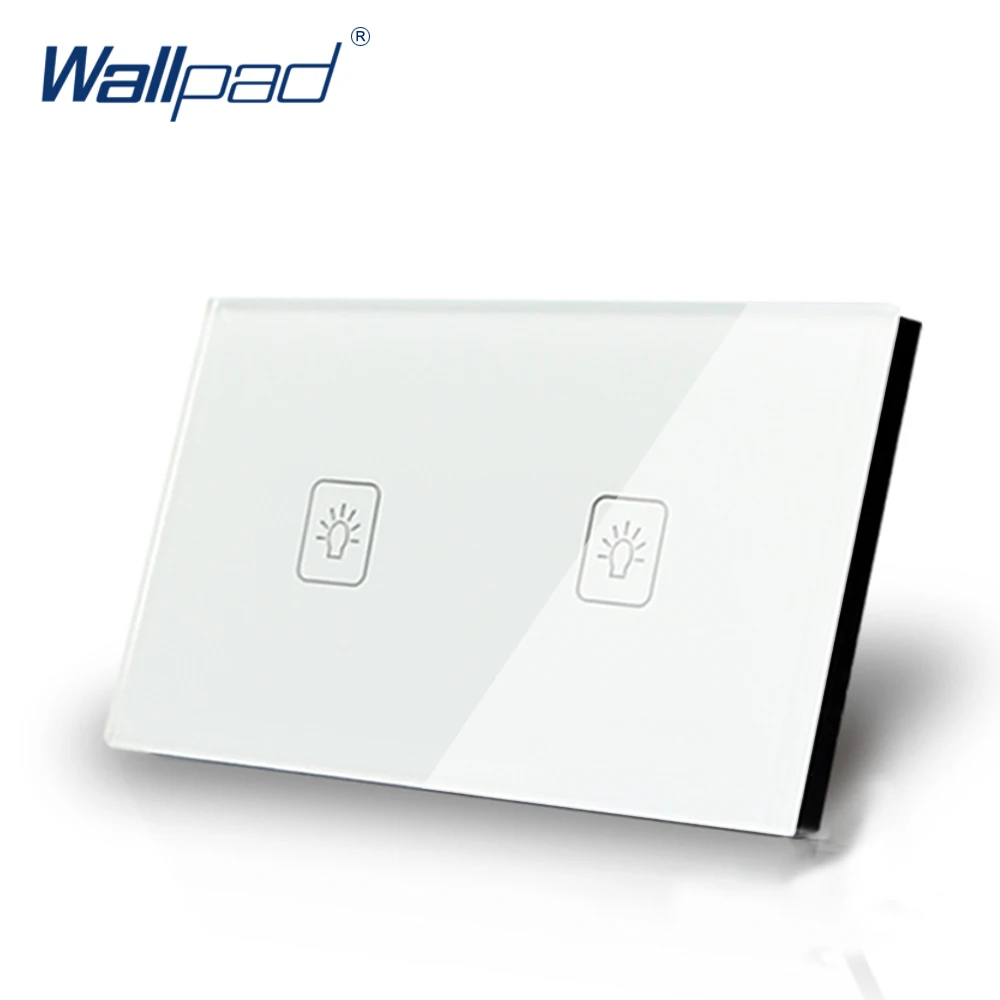 2 Gang 1 Way 118*72mm Wallpad White Glass Touch Wall Switch Panel, LED 110V-250V AU US Standard Light Switch , Free Shipping
2 Gang 1 Way 118*72mm Wallpad White Glass Touch Wall Switch Panel, LED 110V-250V AU US Standard Light Switch , Free Shipping