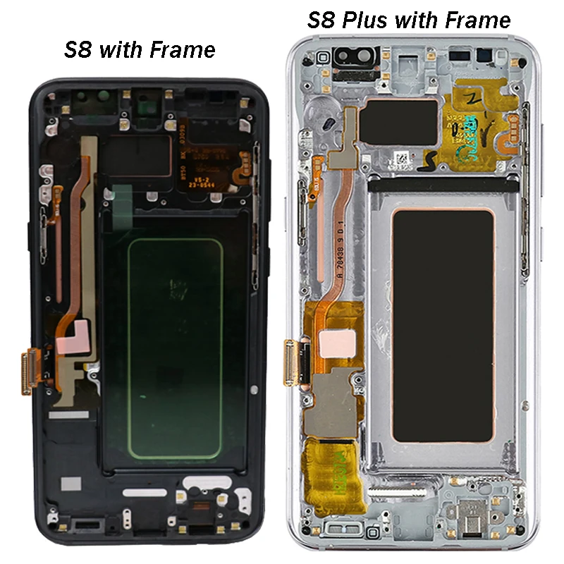 S8 G955 LCD для SAMSUNG G950 G950F Замена Galaxy Plus дигитайзер сенсорный экран сборка | Мобильные
