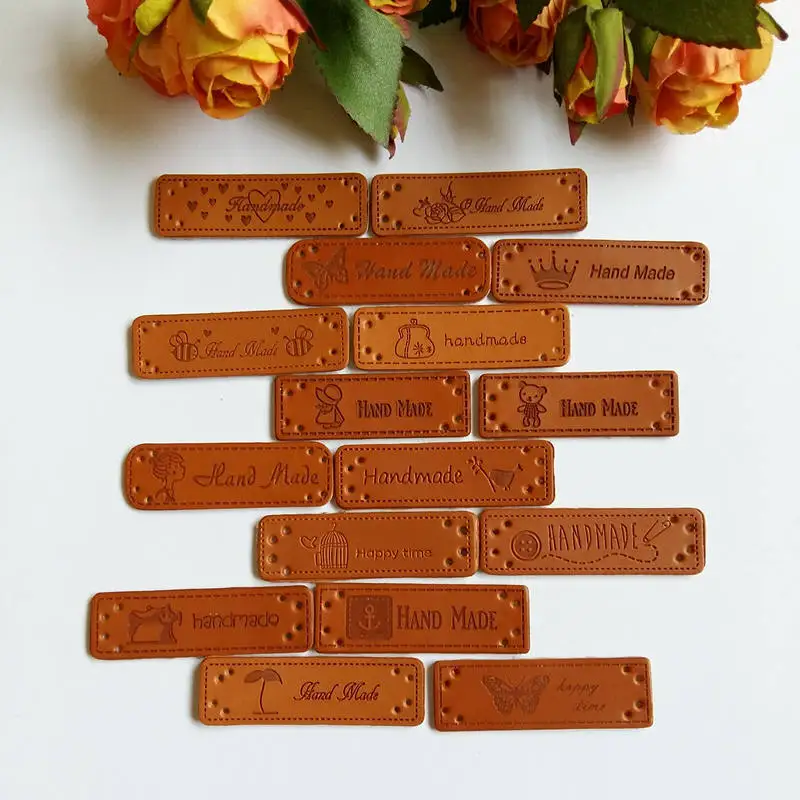 40pcs/lot PU Leather Labels Handmade garment Labels 15MM*50MM sewing decorative accessories
40pcs/lot PU Leather Labels Handmade garment Labels 15MM*50MM sewing decorative accessories