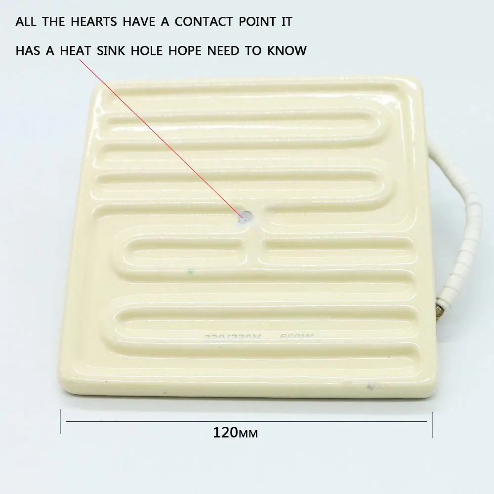 220/110 Heating Plate Far Infrared Ceramic Heating Brick BGA Rework Station Dedicated 120*120MM 600W
220/110 Heating Plate Far Infrared Ceramic Heating Brick BGA Rework Station Dedicated 120*120MM 600W