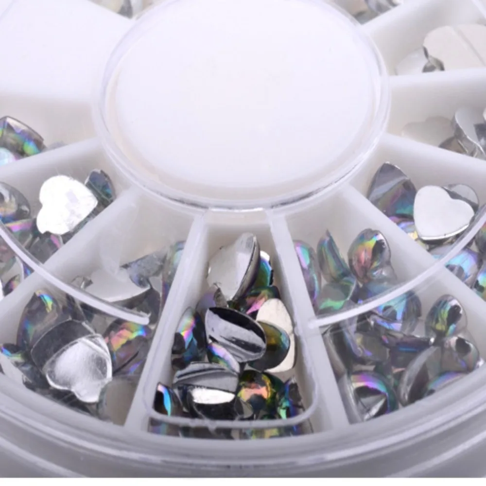 Water Droplets Heart DIY 1Wheel Colorful Crystal AB Manicure Rhinestones for Nails Charms 3D Nail Art Decorations 
Water Droplets Heart DIY 1Wheel Colorful Crystal AB Manicure Rhinestones for Nails Charms 3D Nail Art Decorations