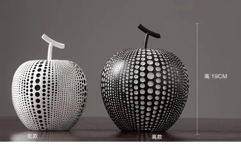 Modern simple home office decoration soft decoration resin creative crafts apple home statues sculpture Home wedding
Modern simple home office decoration soft decoration resin creative crafts apple home statues sculpture Home wedding