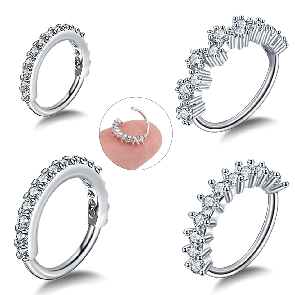 1PC Steel Prong Setting Round Zircon Ear Tragus Helix Cartilage Earrings Piercing Gem Bendable Seamless Nose Rings Body Jewelry
1PC Steel Prong Setting Round Zircon Ear Tragus Helix Cartilage Earrings Piercing Gem Bendable Seamless Nose Rings Body Jewelry