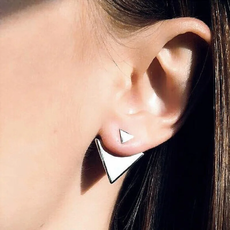 New Summer Style silver Plated Triangle Stud Earrings For Women Fine Jewelry bijoux brincos
New Summer Style silver Plated Triangle Stud Earrings For Women Fine Jewelry bijoux brincos