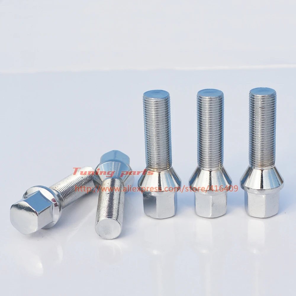 10PCS Chrome Lug Bolts Cone Seat 10.9 Grade Shank Length 28mm Thread pitch 12x1.25 12x1.5 14x1.25 14x1.5
10PCS Chrome Lug Bolts Cone Seat 10.9 Grade Shank Length 28mm Thread pitch 12x1.25 12x1.5 14x1.25 14x1.5
