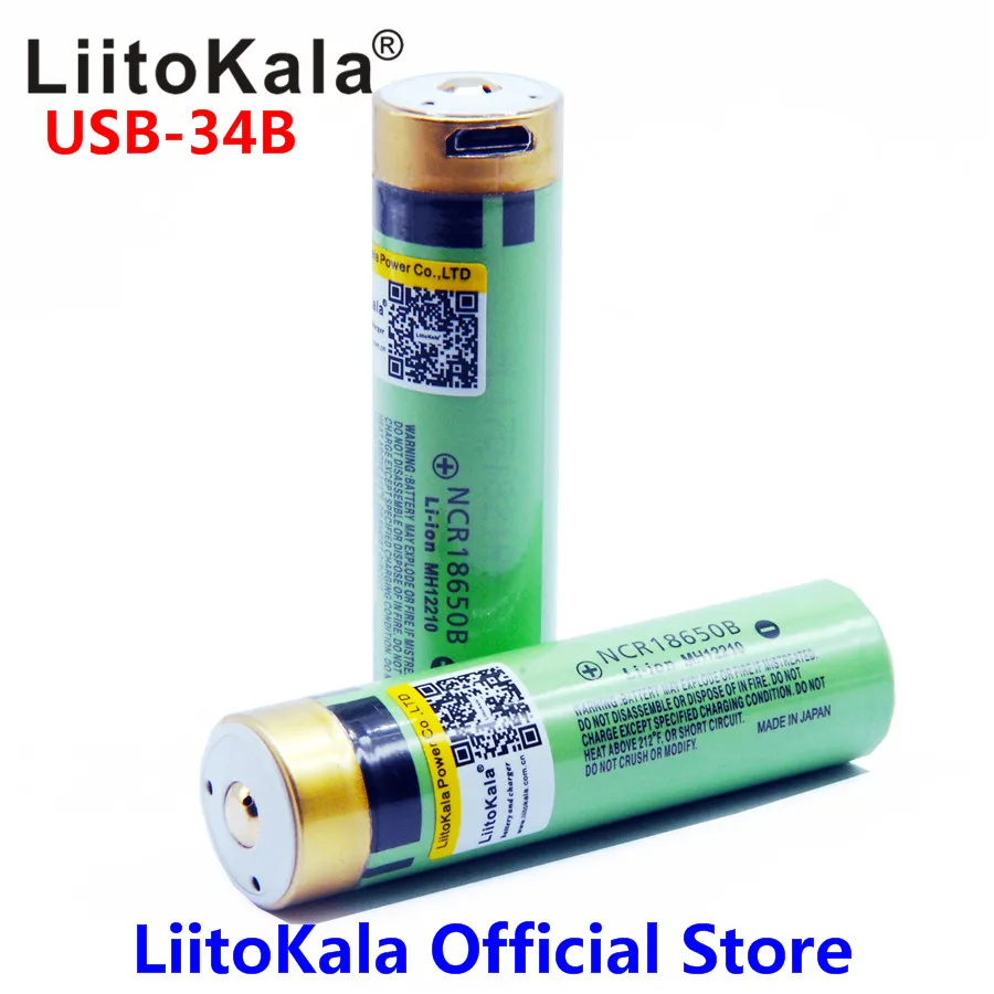 Hot 2PCS LiitoKala USB 3.7V 18650 3400mAh Li-ion USB Rechargeable Battery With LED Indicator Light DC-Charging
Hot 2PCS LiitoKala USB 3.7V 18650 3400mAh Li-ion USB Rechargeable Battery With LED Indicator Light DC-Charging