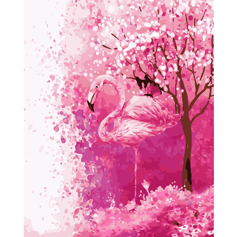 Painting By Numbers DIY Dropshipping 40x50 50x65cm Background rose flamingo Animal Canvas Wedding Decoration Art picture Gift
Painting By Numbers DIY Dropshipping 40x50 50x65cm Background rose flamingo Animal Canvas Wedding Decoration Art picture Gift