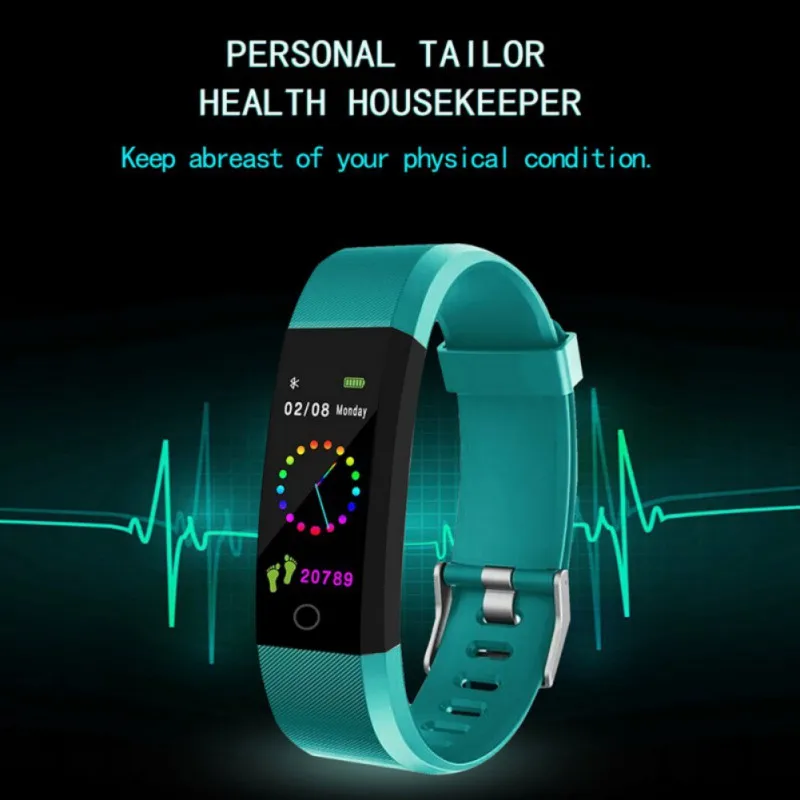 115plus Newest Color Screen Smart Wristbands Bluebooth Bracelet Heart Rate Blood Pressure Monitoring Anti-lost
115plus Newest Color Screen Smart Wristbands Bluebooth Bracelet Heart Rate Blood Pressure Monitoring Anti-lost