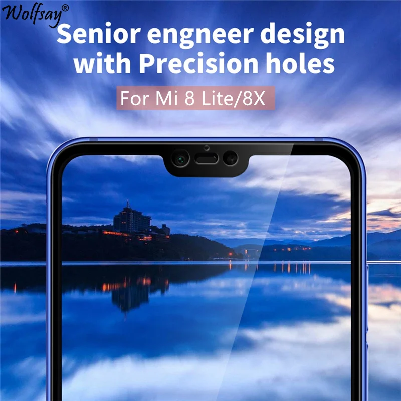 Wolfsay Full Cover Tempered Glass For Xiaomi Mi 8 Lite Glass Xiaomi Mi 8 Lite Screen Protector For Xiaomi Mi 8X Coverage Glass
Wolfsay Full Cover Tempered Glass For Xiaomi Mi 8 Lite Glass Xiaomi Mi 8 Lite Screen Protector For Xiaomi Mi 8X Coverage Glass