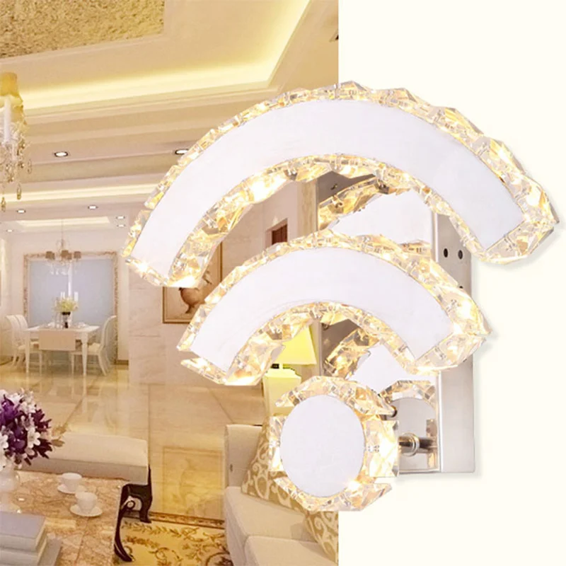 Wifi Crystal Wall Light LED Stairway Aisle Light Simple Living Room Bedroom Personality Bedside Lamp ZP4131540
Wifi Crystal Wall Light LED Stairway Aisle Light Simple Living Room Bedroom Personality Bedside Lamp ZP4131540