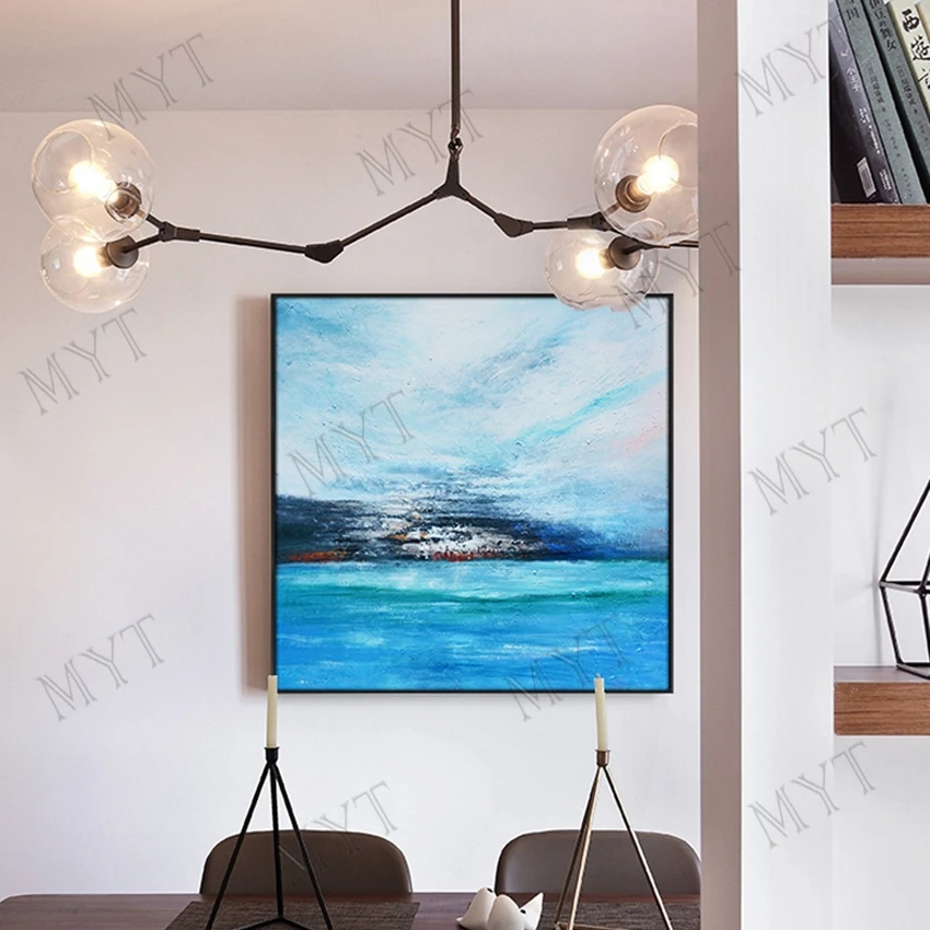 Original art Hand-painted Abstract Oil Painting on Canvas blue sea and sky Wall Art pictures for living room Home Decor unframed
Original art Hand-painted Abstract Oil Painting on Canvas blue sea and sky Wall Art pictures for living room Home Decor unframed