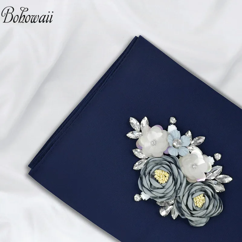 BOHOWAII Turban Hijab Muslim Islamic Scarf Scarves for Woman Chiffon Turbante Handmade Custom Diamond Flowers Prayer Hijabs
BOHOWAII Turban Hijab Muslim Islamic Scarf Scarves for Woman Chiffon Turbante Handmade Custom Diamond Flowers Prayer Hijabs