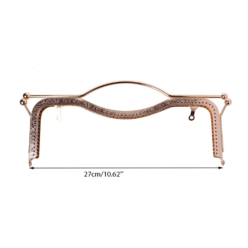 Metal DIY 27cm Coin Purse Bag Handle Handbag Clasp Lock Arch Frame Accessories Fashion 4 Colors Women Bags Handle 1pc
Metal DIY 27cm Coin Purse Bag Handle Handbag Clasp Lock Arch Frame Accessories Fashion 4 Colors Women Bags Handle 1pc