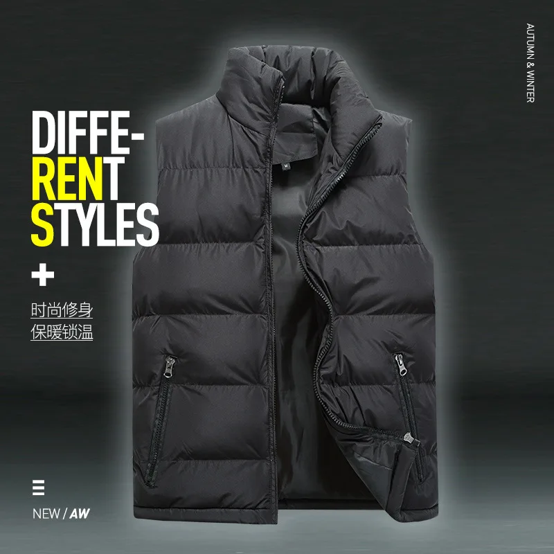 HO 2019 winter eiderdown cotton sleeveless collar ma3 jia3 cultivate one's morality men's fashion handsome youth warm vest M-6XL
HO 2019 winter eiderdown cotton sleeveless collar ma3 jia3 cultivate one's morality men's fashion handsome youth warm vest M-6XL