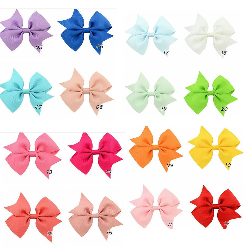 G 20Pcs Headclip Lovely Baby 10cm Hair Grosgrain Ribbon Bows Boutique Girl Alligator Clip Hair Accessories
G 20Pcs Headclip Lovely Baby 10cm Hair Grosgrain Ribbon Bows Boutique Girl Alligator Clip Hair Accessories