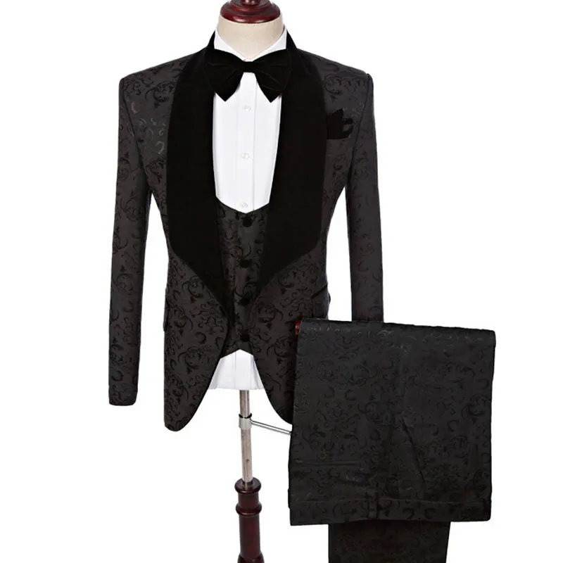 3-Pieces Men Blazer Suit Set Embroidery Slim Fit Wedding Groom Tuxedo For Men Single Breasted Suits Prom Best Man Wear Blazer
3-Pieces Men Blazer Suit Set Embroidery Slim Fit Wedding Groom Tuxedo For Men Single Breasted Suits Prom Best Man Wear Blazer