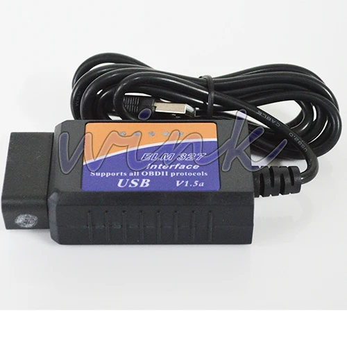 2014 новый ELM327 USB ELM 327 OBD2 / OBDII V1.5 автоматический диагностический интерфейс код