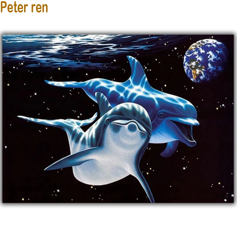 Peter ren Diy diamond painting cross stitch kit Diamond embroidery Dolphin House 3d square Diamond mosaic pasted Full Stickers
Peter ren Diy diamond painting cross stitch kit Diamond embroidery Dolphin House 3d square Diamond mosaic pasted Full Stickers