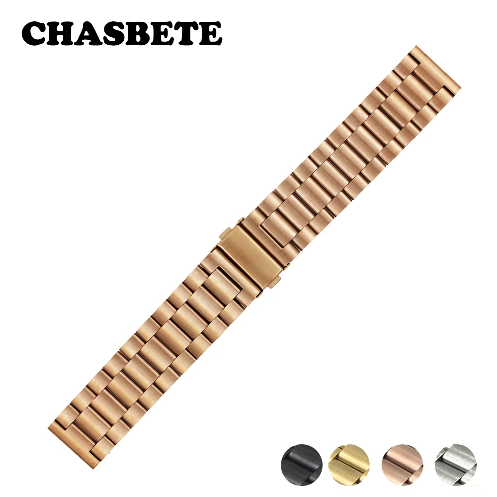 Ремешок из нержавеющей стали для часов Casio BEM 302 307 501 506 517 EF MTP браслет петля