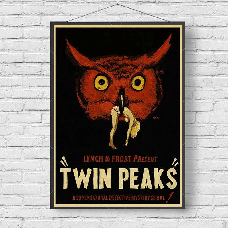 Classic TV Series Movie Twin Peaks retro posters home decor kraft paper clear picture print painting wall stickers
Classic TV Series Movie Twin Peaks retro posters home decor kraft paper clear picture print painting wall stickers