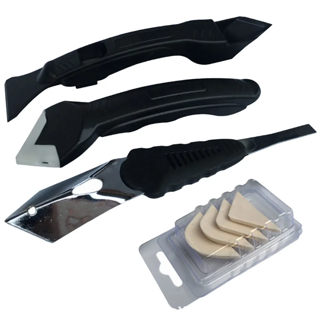 8-piece set of negative angle scraper silicone scraper caulking grout tool sealant finishing cleaning kit kitchen window clean
8-piece set of negative angle scraper silicone scraper caulking grout tool sealant finishing cleaning kit kitchen window clean