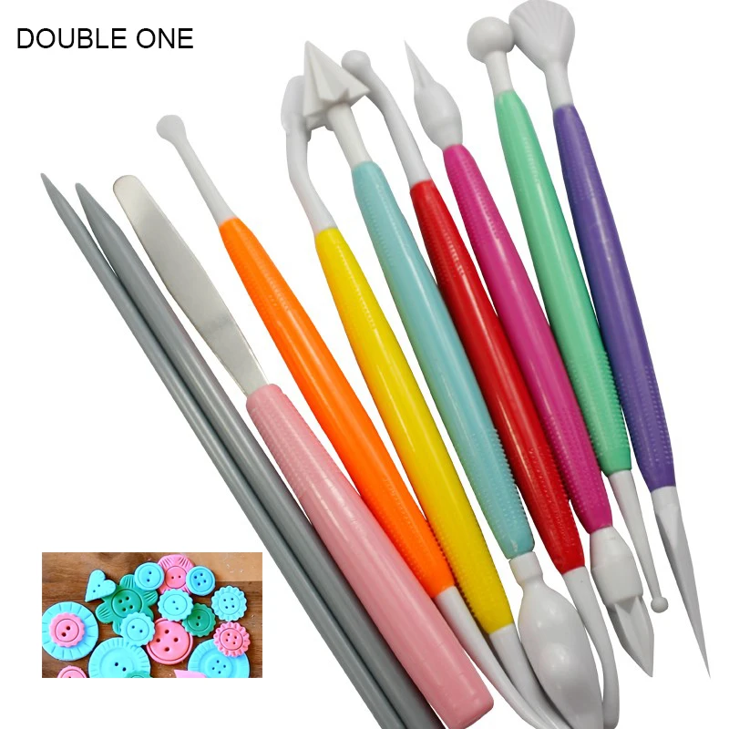 DOUBLE ONE 10pcs/set Jewelry Clay Engraving Tools Flower Modeling Gift Knife Pen Spatula
DOUBLE ONE 10pcs/set Jewelry Clay Engraving Tools Flower Modeling Gift Knife Pen Spatula