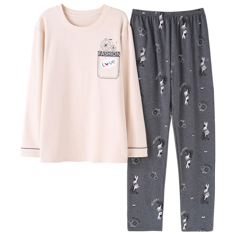 BZEL Men's Pajamas Sets Autumn And Winter Long Sleeve Home Wear Cotton Pyjamas Men's Casual Pajamas Suit Plus Size 3XL Underwear
BZEL Men's Pajamas Sets Autumn And Winter Long Sleeve Home Wear Cotton Pyjamas Men's Casual Pajamas Suit Plus Size 3XL Underwear