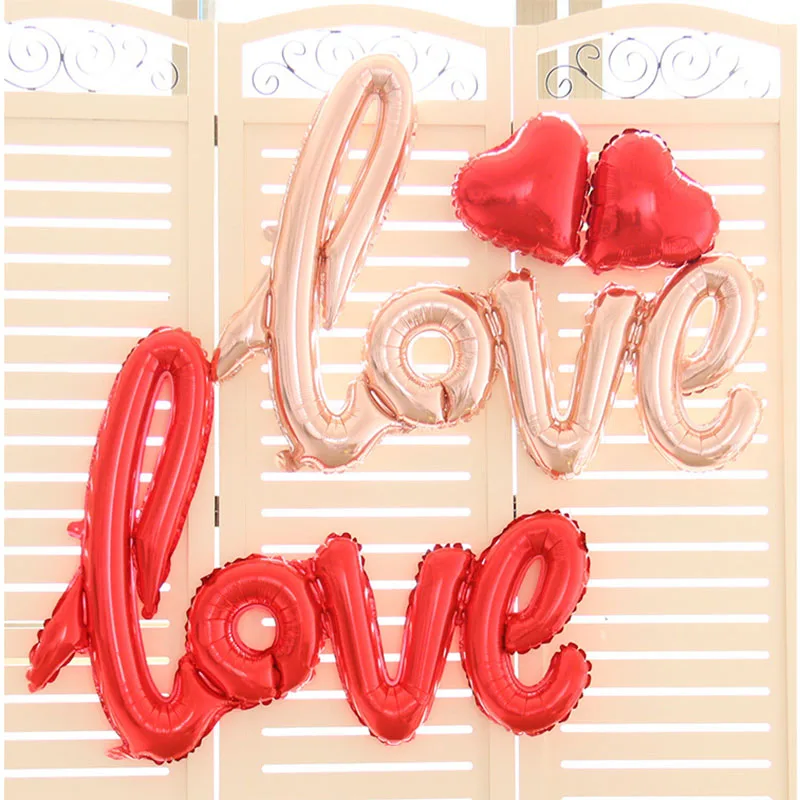 Foil Balloons LOVE Wedding Decoration Ballon Valentine's Day And Anniversary Wedding Love Letter Balls Birthday Party Supplies
Foil Balloons LOVE Wedding Decoration Ballon Valentine's Day And Anniversary Wedding Love Letter Balls Birthday Party Supplies