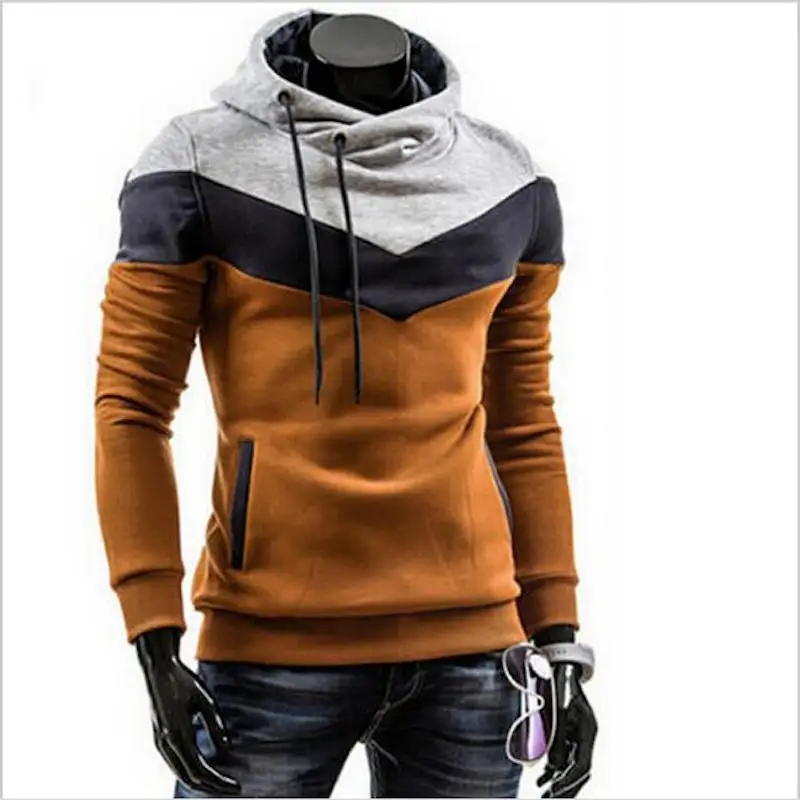 

2018 New Autumn Winter Men's Slim Thicker Hooded Pullover Sweatshirts Mixed Colors Male Tracksuits Hoody Jacket masculina 30