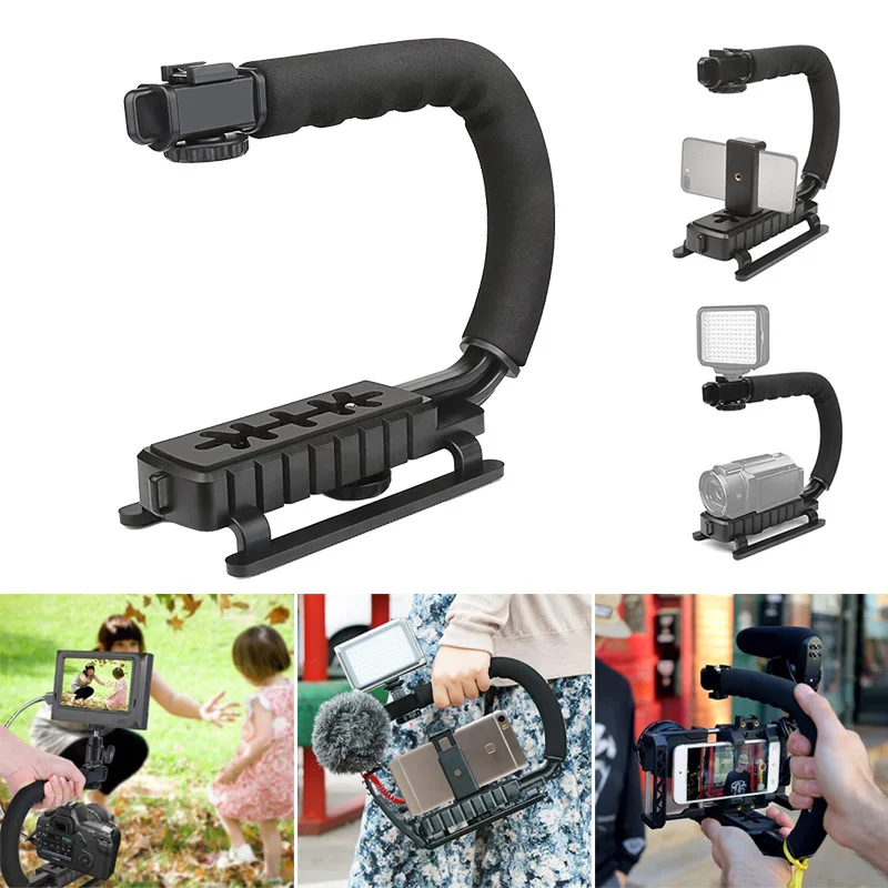Video Handheld Stabilizer Camera Action Stabilizing Grip Handle for Canon Nikon Sony DV Camcorder EM88
Video Handheld Stabilizer Camera Action Stabilizing Grip Handle for Canon Nikon Sony DV Camcorder EM88