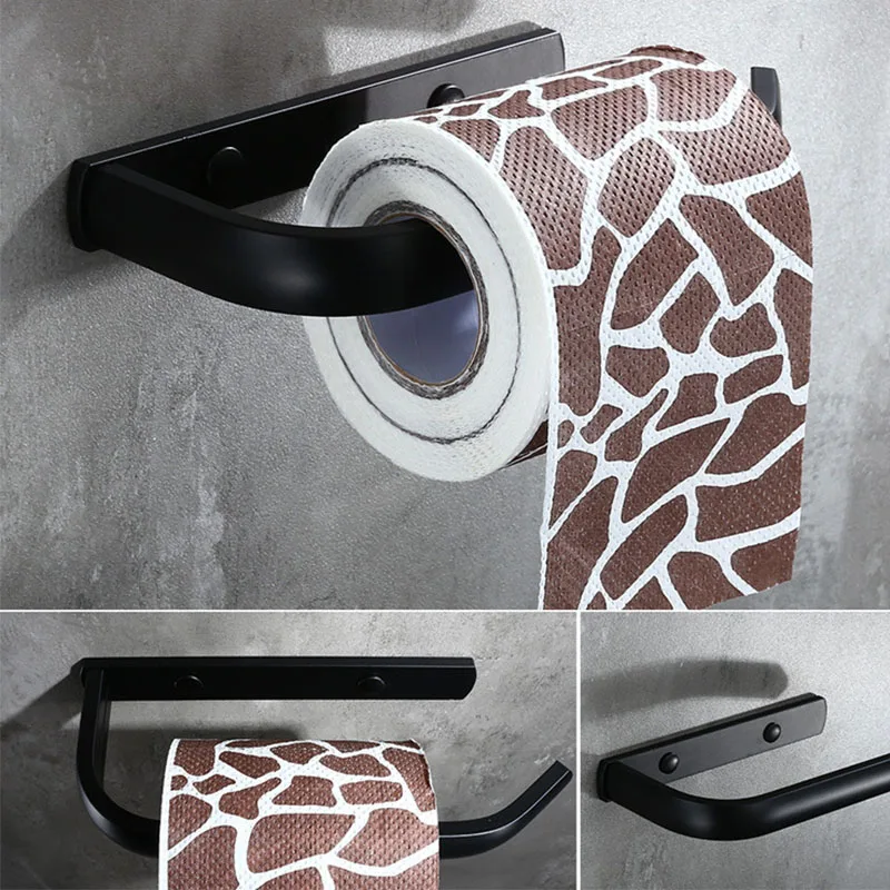 Hotel Bathroom Space Aluminum Roll Paper Holder Home Toilet Towel Wall-mounted Rack
Hotel Bathroom Space Aluminum Roll Paper Holder Home Toilet Towel Wall-mounted Rack