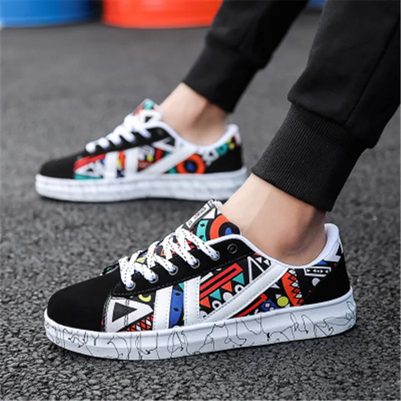 KipeRann2018 fashion unisex men's shoes graffiti printing vulcanized shoes students white shoes casual Masculino running shoes
KipeRann2018 fashion unisex men's shoes graffiti printing vulcanized shoes students white shoes casual Masculino running shoes