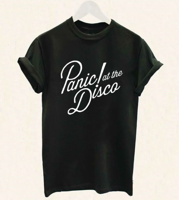 Skuggnas Panic! At The Disco T Shirt Panic! At The Disco funny tumblr graphic fashion Tee Shirt aesthetic harajuku grunge Tops
Skuggnas Panic! At The Disco T Shirt Panic! At The Disco funny tumblr graphic fashion Tee Shirt aesthetic harajuku grunge Tops