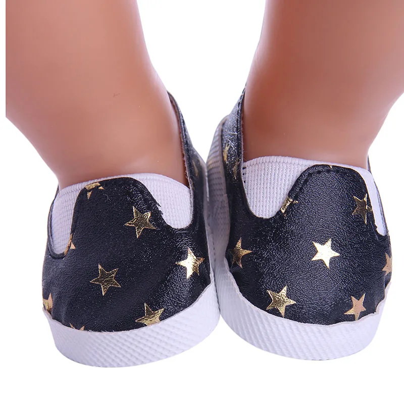 LUCKDOLL модная цветная обувь подходит для 18 дюймов Американский 43 см детская кукла