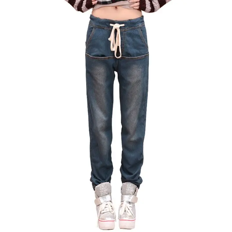 2019 New Arrival Winter Warm Jeans Women Thicken Fleece Skinny Harem Pants Elastic Waist Denim Trousers Plus Size Pants 100604
2019 New Arrival Winter Warm Jeans Women Thicken Fleece Skinny Harem Pants Elastic Waist Denim Trousers Plus Size Pants 100604