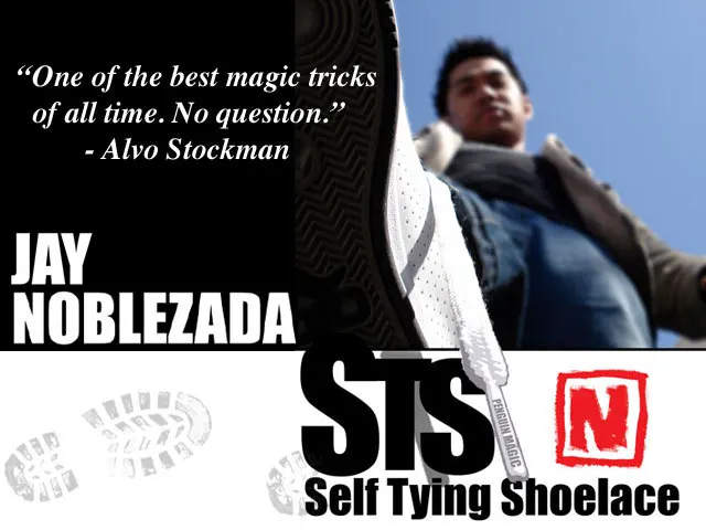 Self Tying Shoelace by Jay Noblezada /close-up street magic trick / wholesale / free shipping as seen on tv
Self Tying Shoelace by Jay Noblezada /close-up street magic trick / wholesale / free shipping as seen on tv