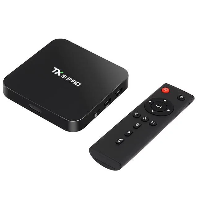 

TX5 Pro TV Box Bluetooth 4.0 2GB 16GB H.265 Quad Core Amlogic S905X Android 6.0 2.4G 5.8G WIFI Smart Set Top Box PK X96 H96 Pro+