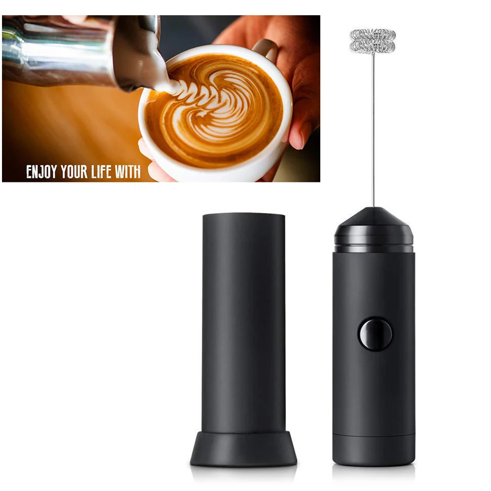Milk Drink Coffee Whisk Mixer Electric Egg Beater Frother Foamer Mini Handle Stirrer Practical Kitchen Cooking Tool
Milk Drink Coffee Whisk Mixer Electric Egg Beater Frother Foamer Mini Handle Stirrer Practical Kitchen Cooking Tool