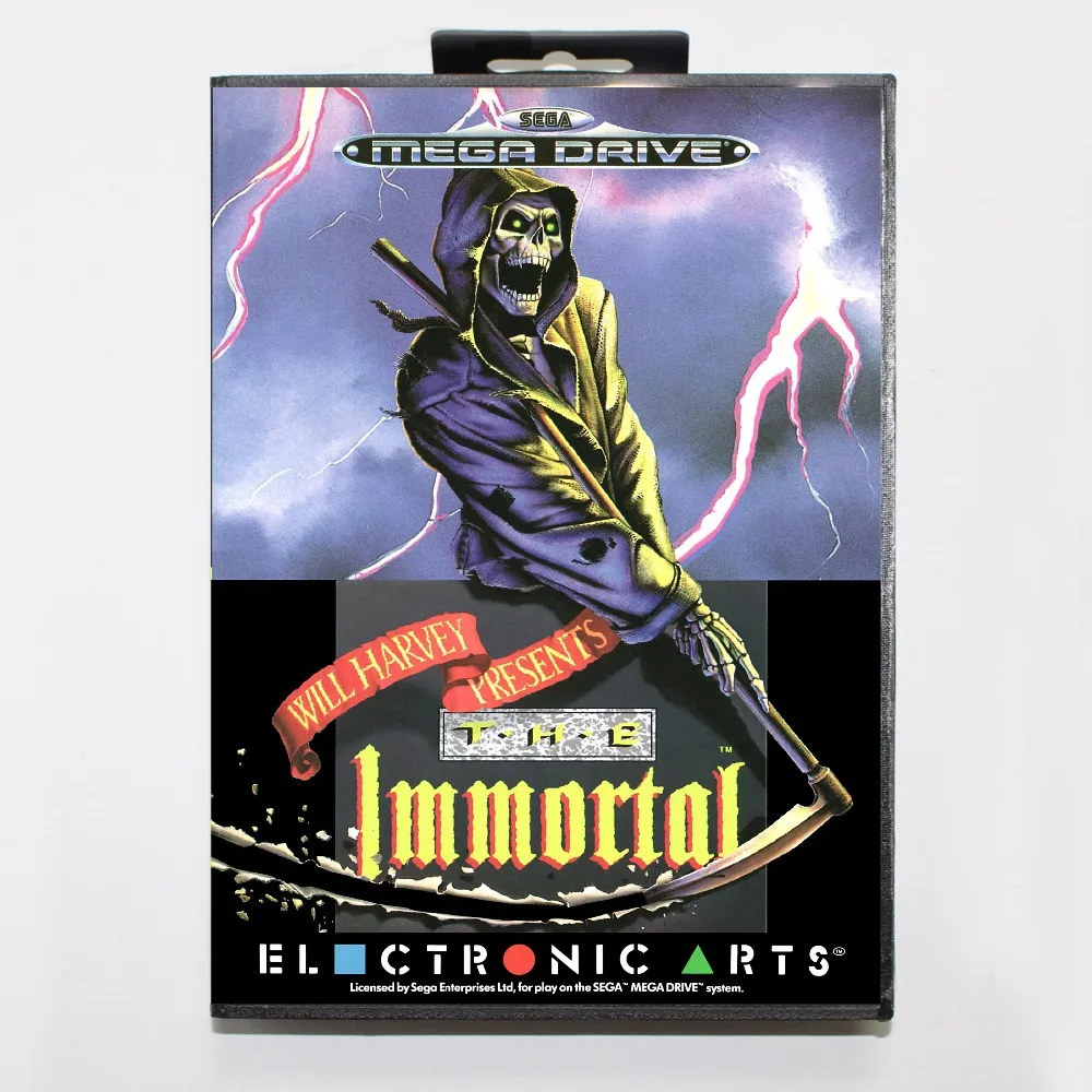 Immortal Game Cartridge 16 bit MD Game Card With Retail Box For Sega Mega Drive For Genesis
Immortal Game Cartridge 16 bit MD Game Card With Retail Box For Sega Mega Drive For Genesis