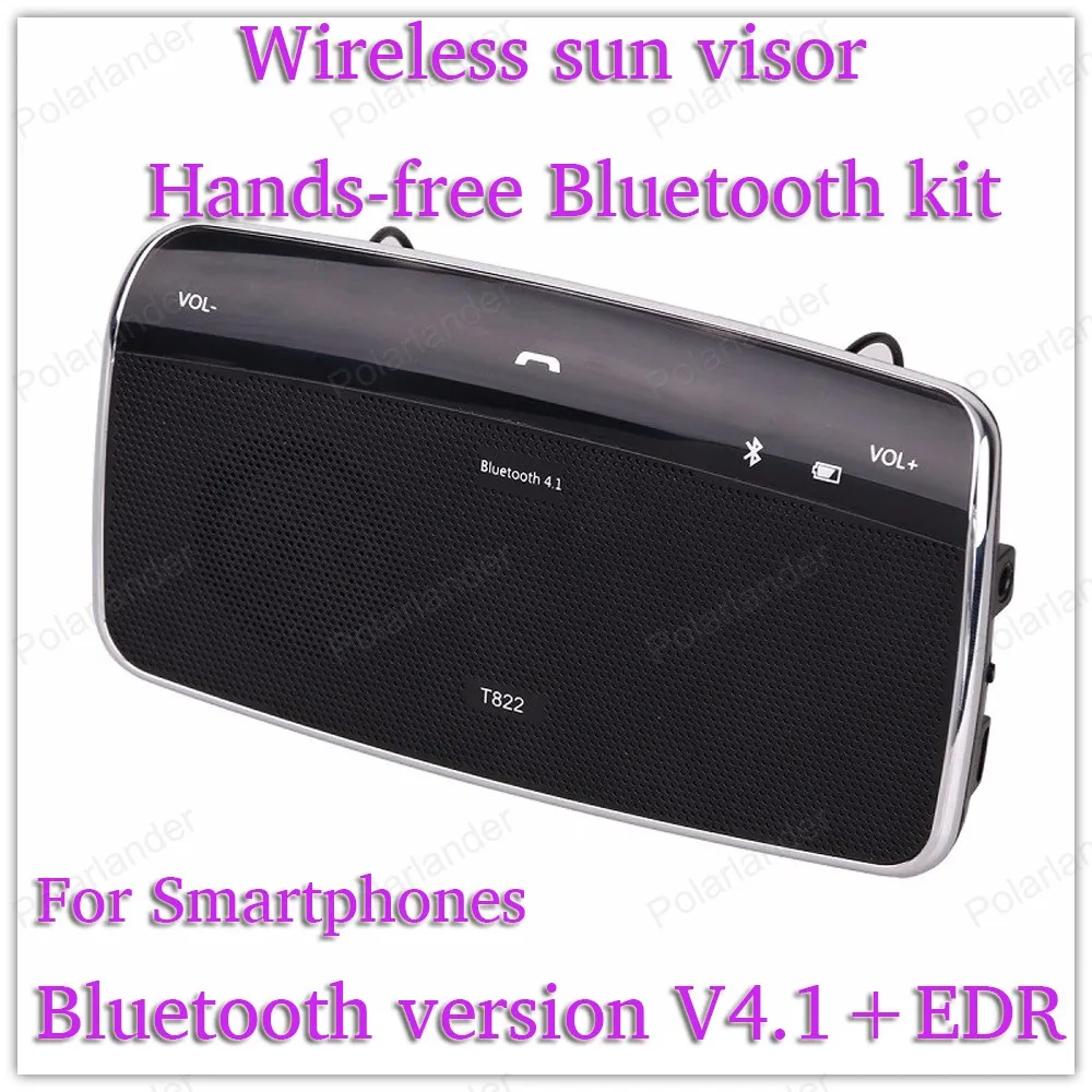 Фото Беспроводной солнцезащитный козырек комплект громкой связи Bluetooth V4.1 + EDR