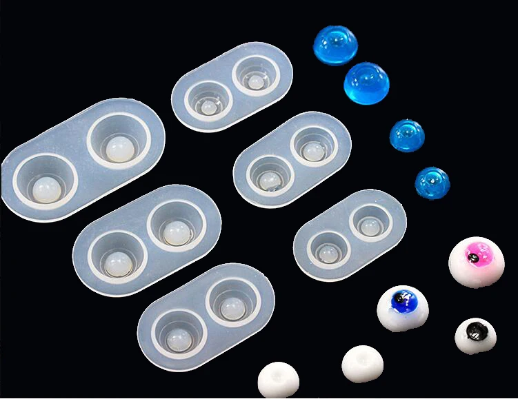 1pcs DIY Doll Eyes Shape Silicone Beads Mold Making Mould Handmade Craft mold gifts
1pcs DIY Doll Eyes Shape Silicone Beads Mold Making Mould Handmade Craft mold gifts